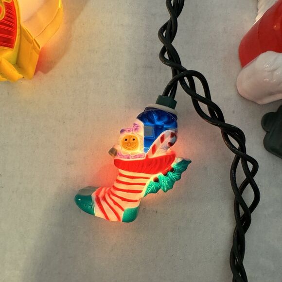 Vintage The Night Before Christmas Storytelling Light Strand Music Works Video - Picture 7 of 17